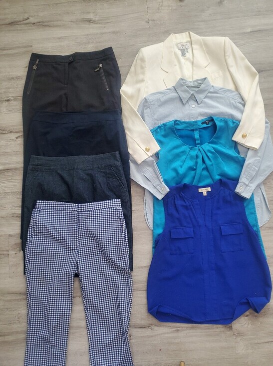 Zara Dresses & Skirts - Lot X 8 Work Office Pencil Skirts Blouses Blazer Pants Button Up Shirt Bundle